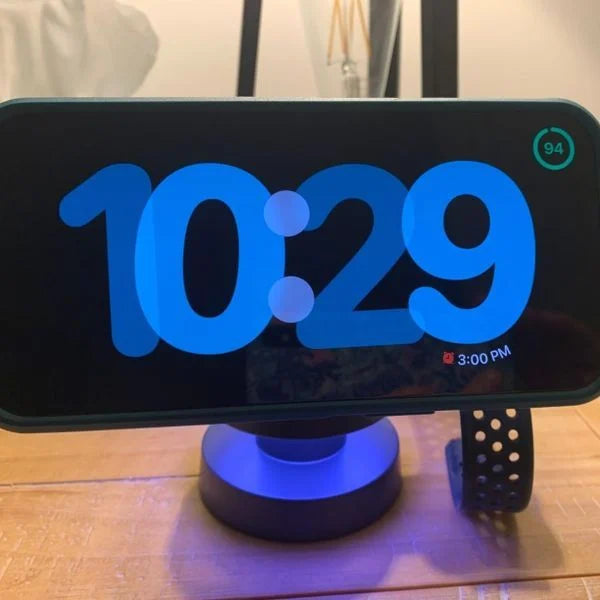 4-in-1 iPhone Charging Station, Compact Mushroom Design with Adjustable Magnetic