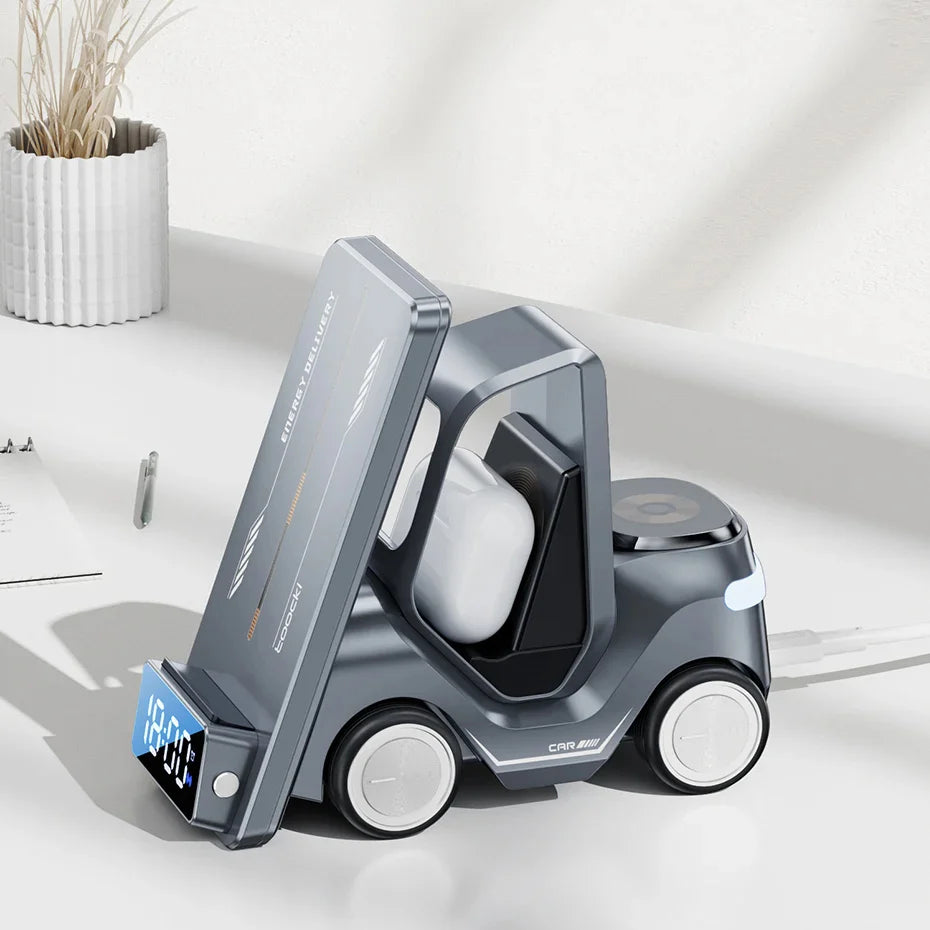 5-in-1 Wireless Charger for Apple with Car Design