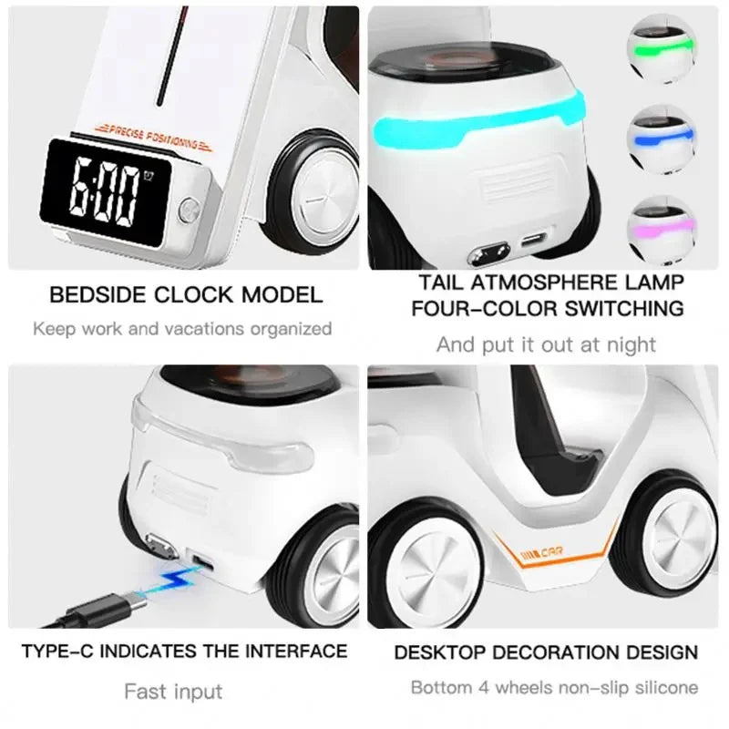 5-in-1 Wireless Charger for Apple with Car Design