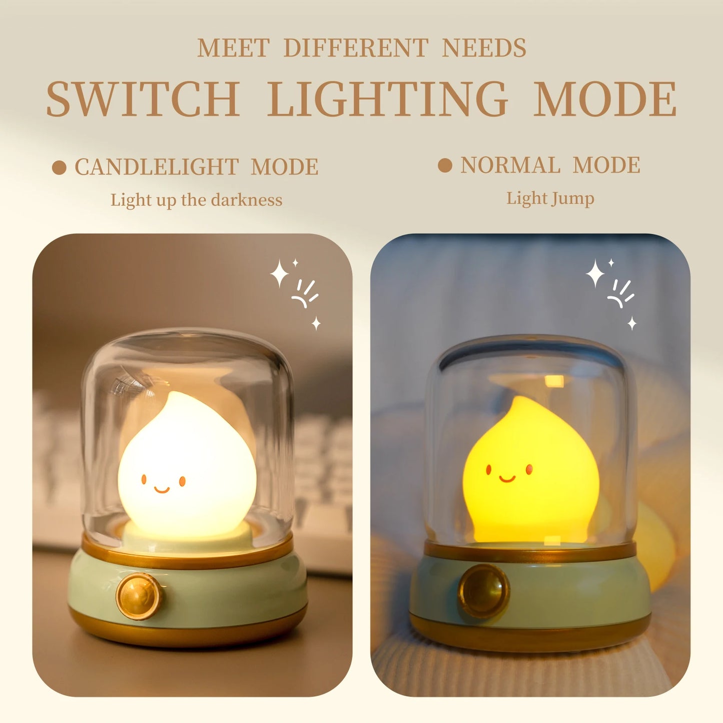 Calcifer Lamp - USB Rechargeable Cute Flame Glowing Lamp