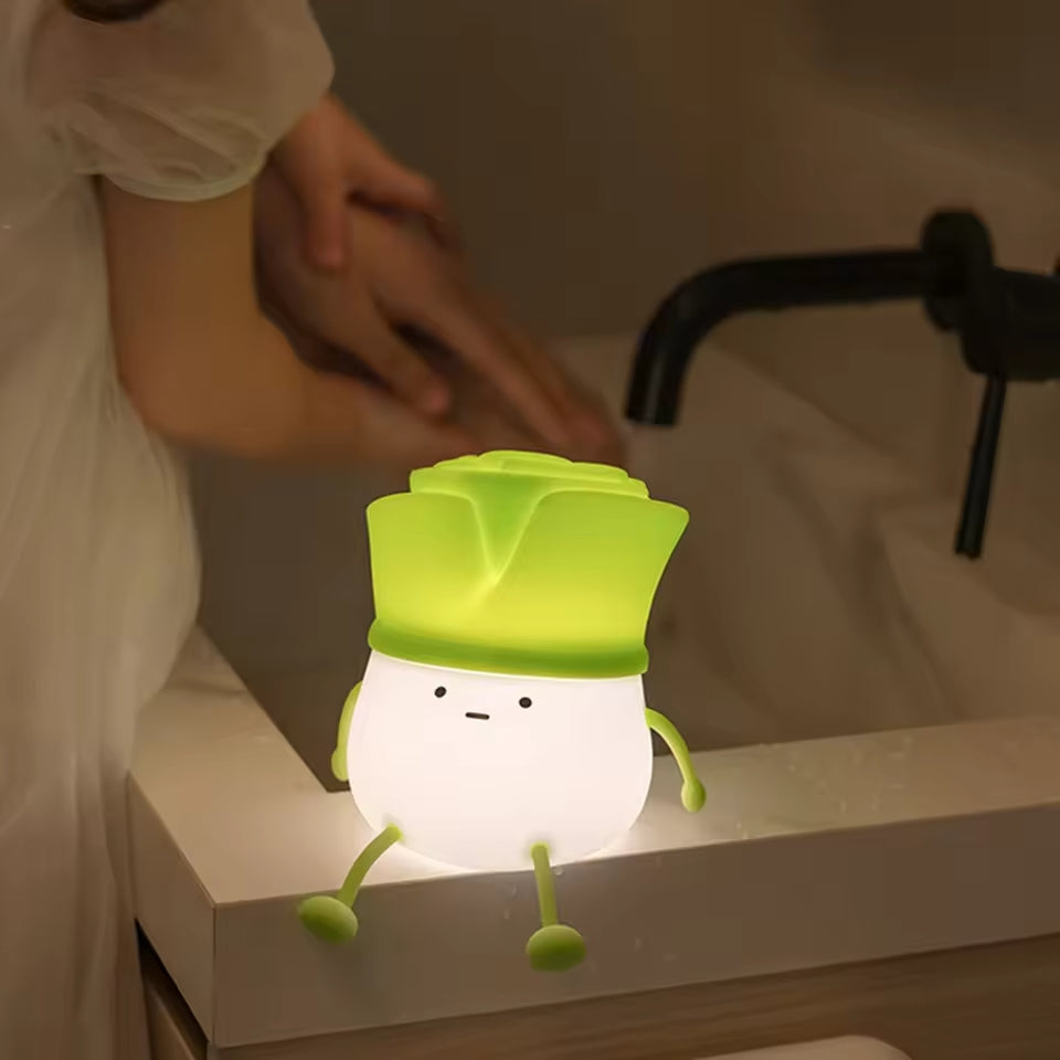 Cartoon Vegetable Silicone LED Night Light