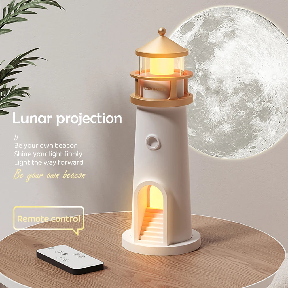 Moon Projection Night Light with Motion Sensor & Bluetooth Music