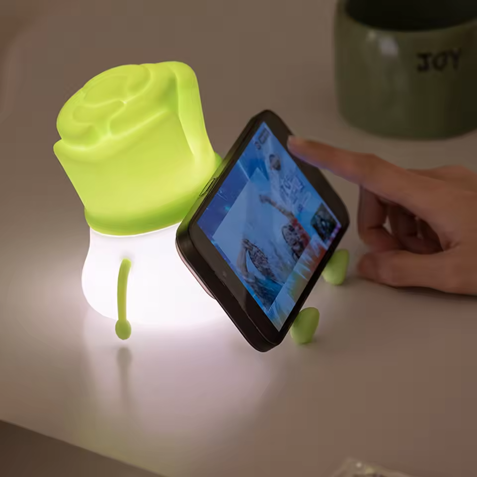 Cartoon Vegetable Silicone LED Night Light