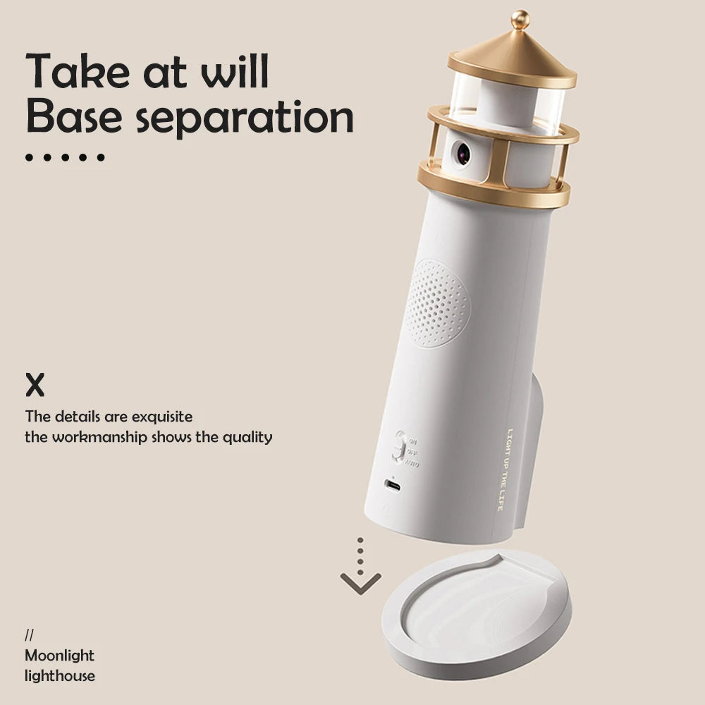 Moon Projection Night Light with Motion Sensor & Bluetooth Music