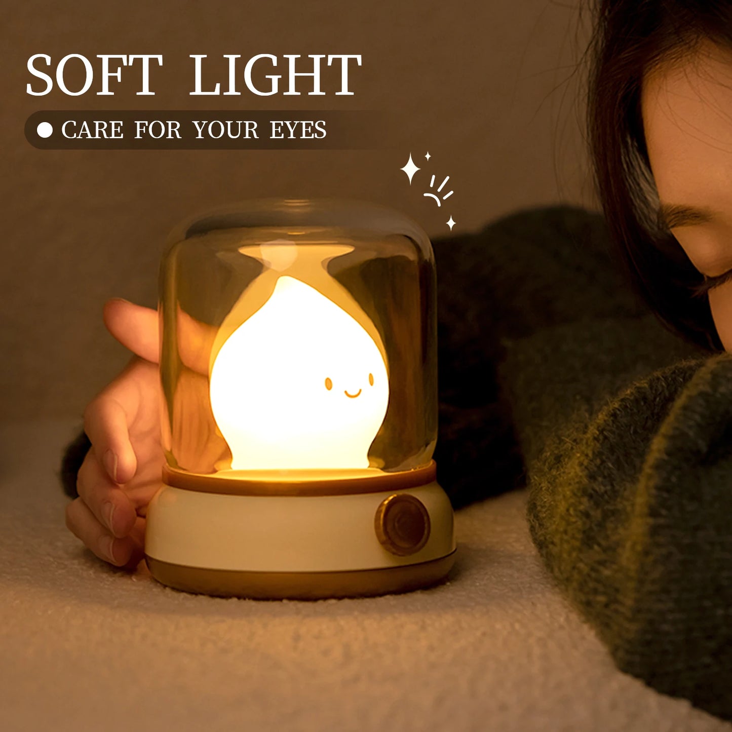 Calcifer Lamp - USB Rechargeable Cute Flame Glowing Lamp