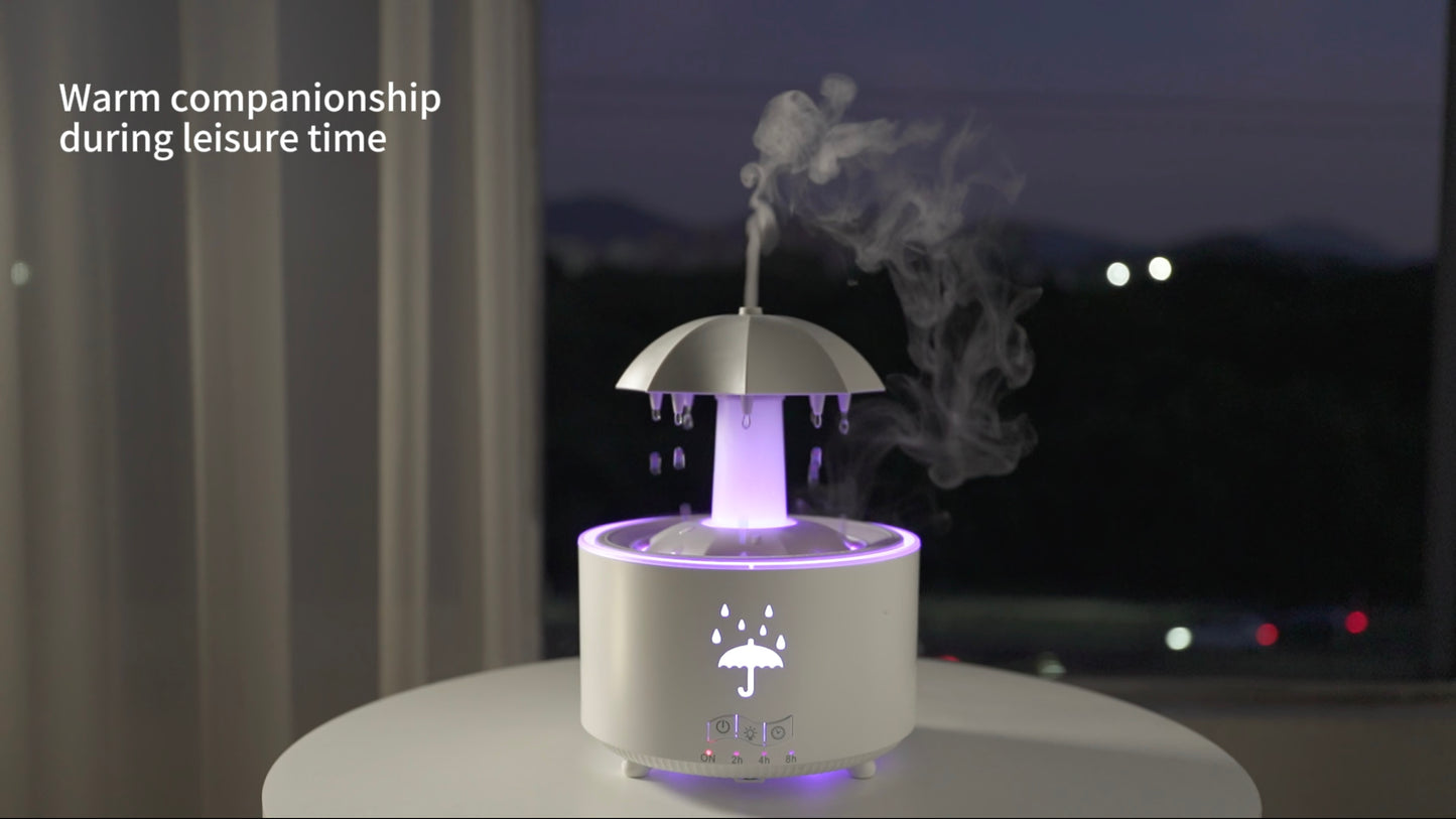 Rotating Umbrella Waterdrop Aromatherapy Machine
