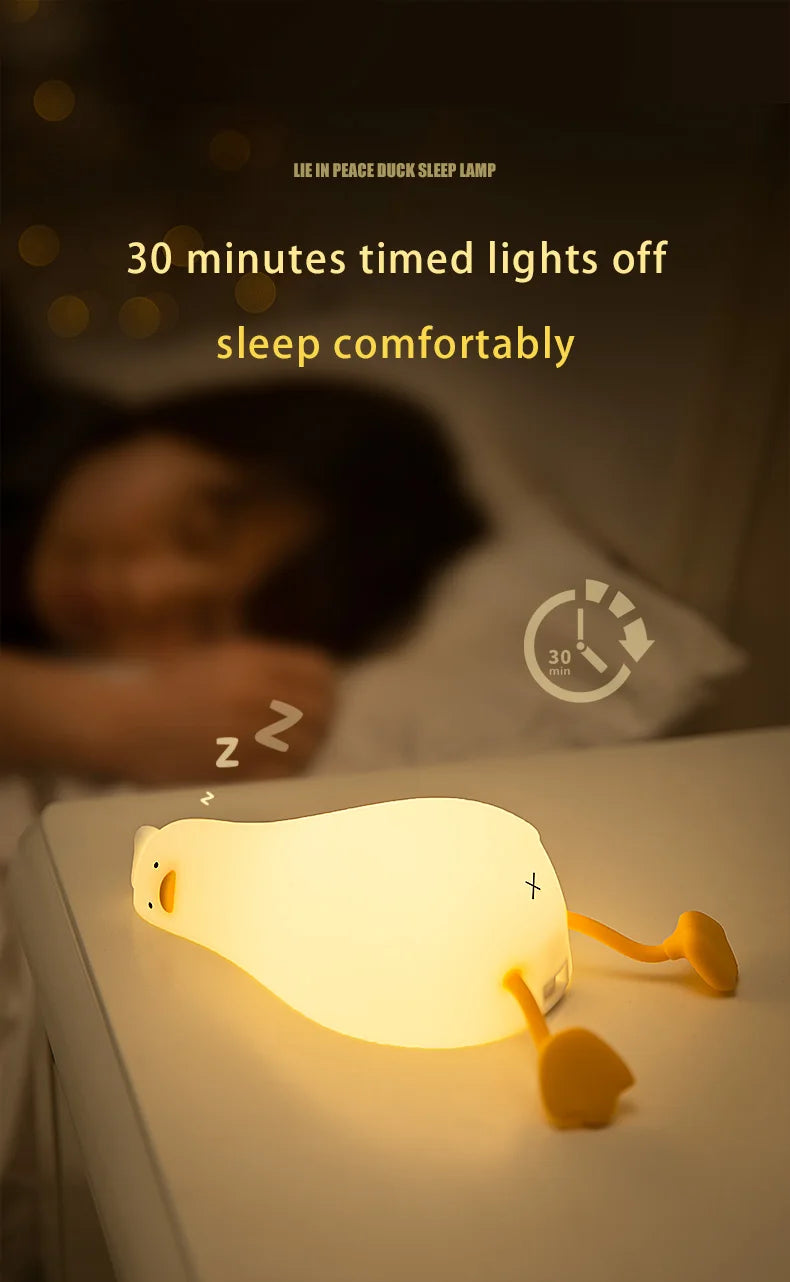 Lie In Peace Duck Duck LED Night Light