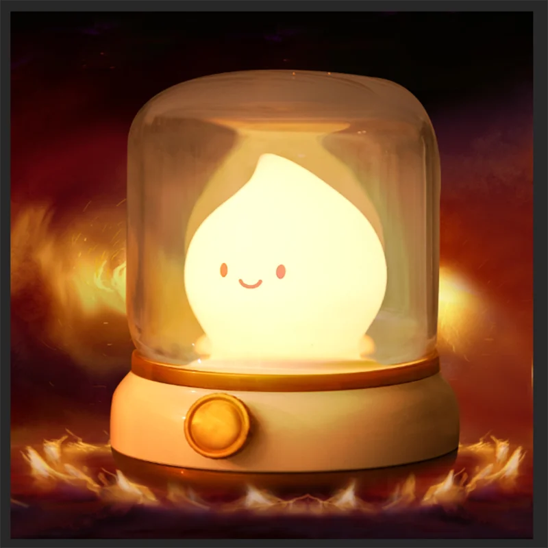 Calcifer Lamp - USB Rechargeable Cute Flame Glowing Lamp
