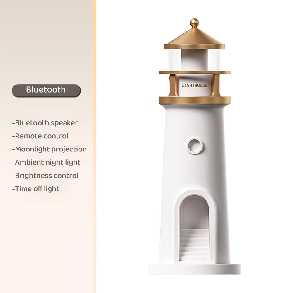 Moon Projection Night Light with Motion Sensor & Bluetooth Music