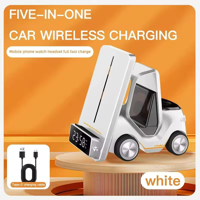 5-in-1 Wireless Charger for Apple with Car Design