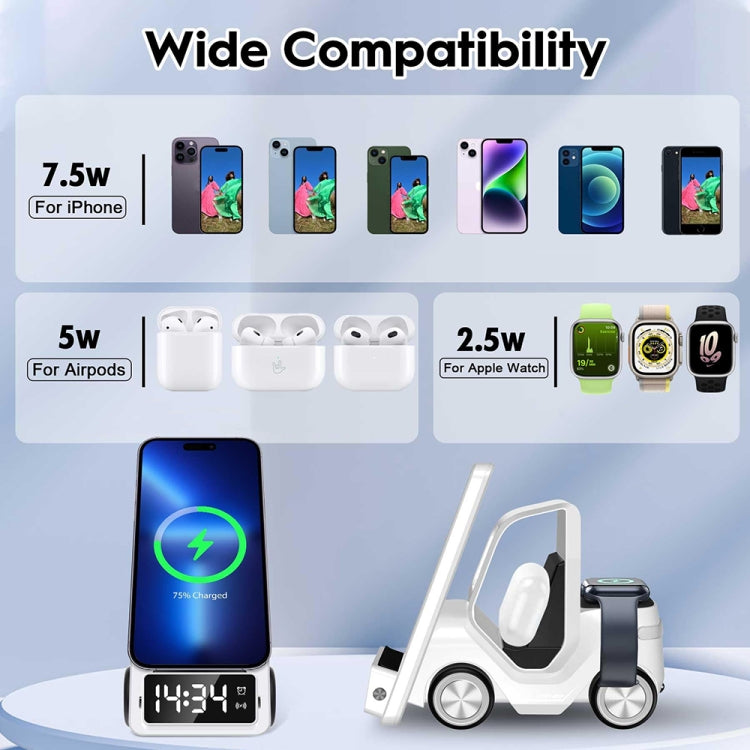5-in-1 Wireless Charger for Apple with Car Design