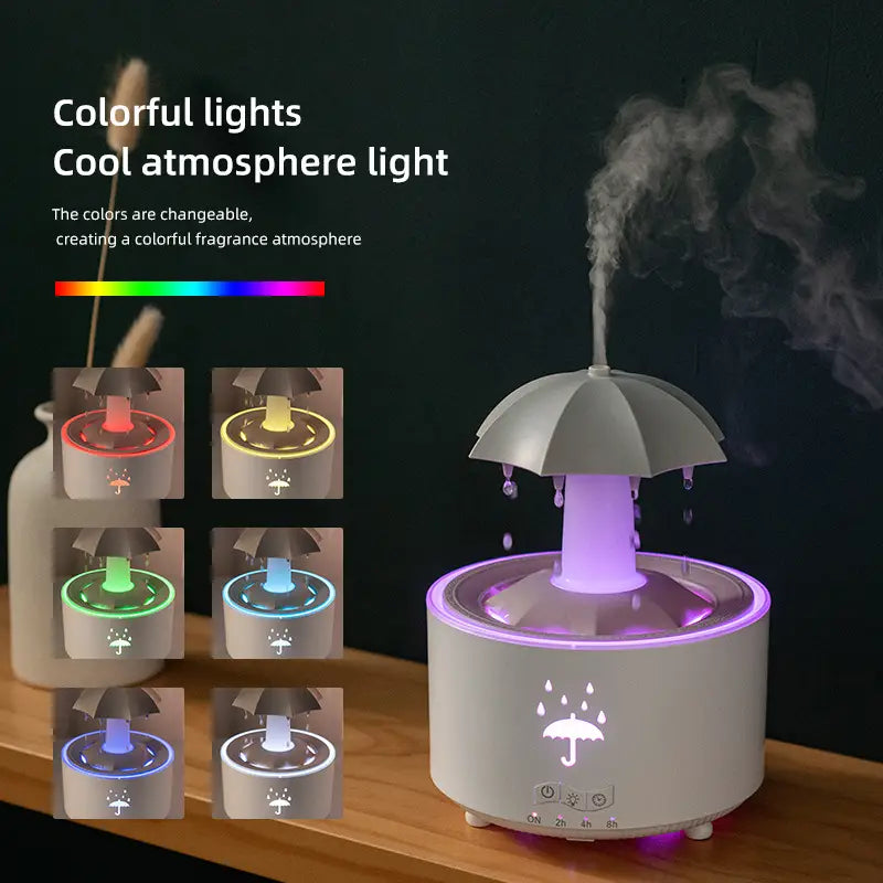 Rotating Umbrella Waterdrop Aromatherapy Machine