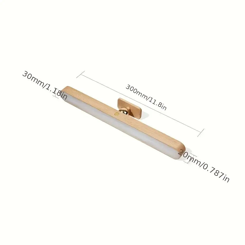 Adjustable Wooden LED Cordless Night Light