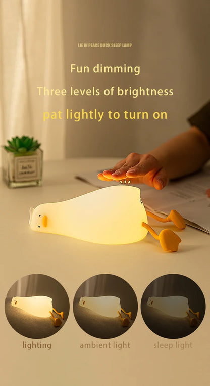 Lie In Peace Duck Duck LED Night Light