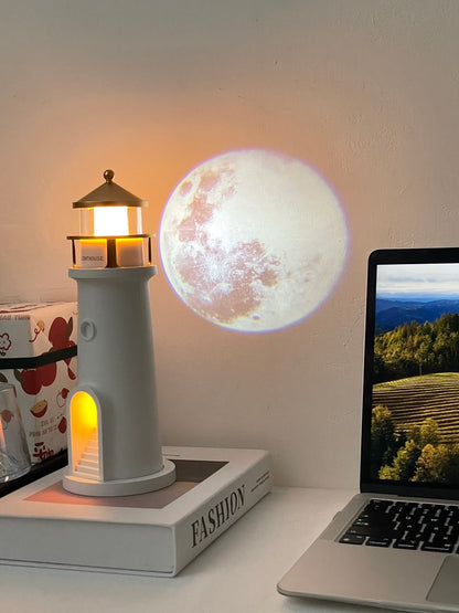 Moon Projection Night Light with Motion Sensor & Bluetooth Music