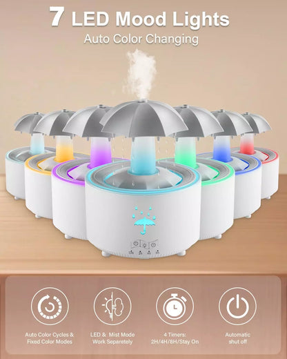 Rotating Umbrella Waterdrop Aromatherapy Machine